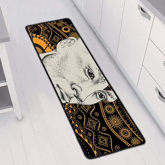 African Style Print Long Kitchen Mat