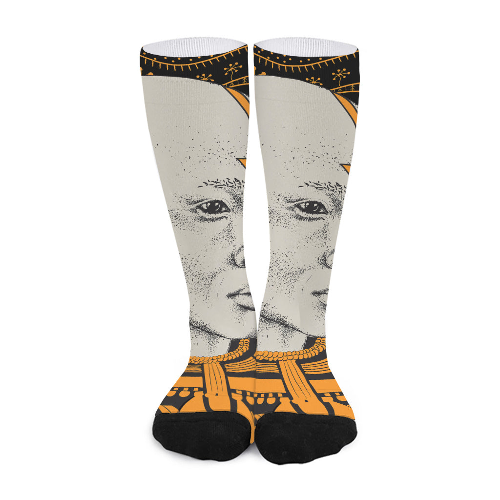 African Style Print Long Socks