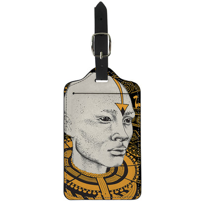 African Style Print Luggage Tag