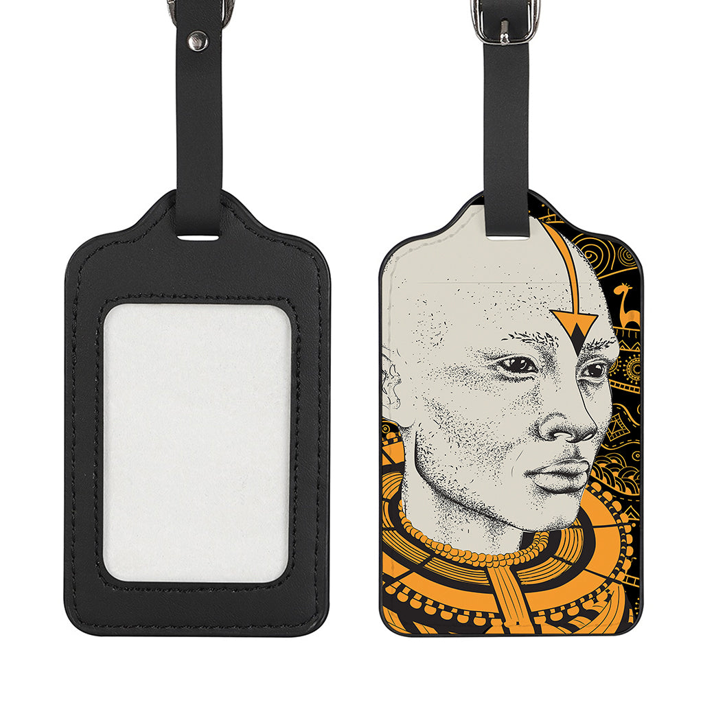 African Style Print Luggage Tag