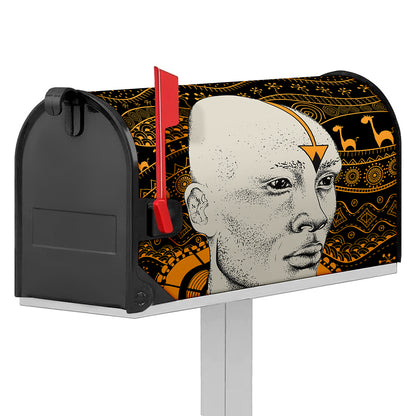 African Style Print Mailbox Cover