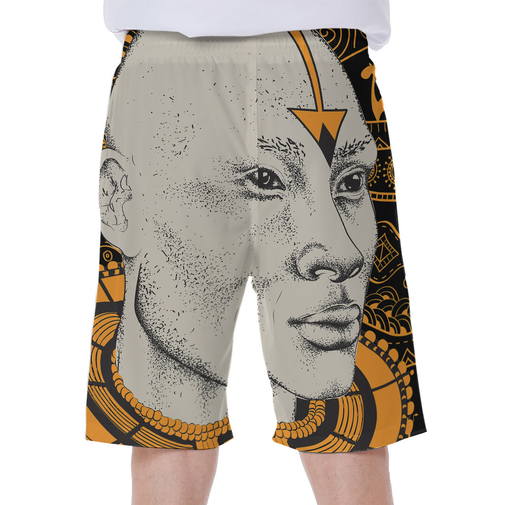 African Style Print Men's Beach Shorts