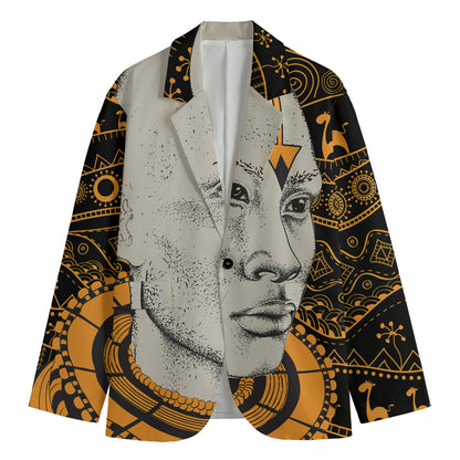 African Style Print Men's Blazer