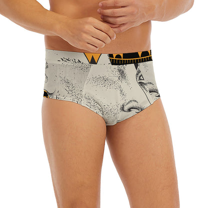 African Style Print Men's Briefs