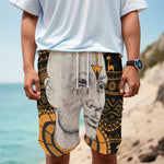 African Style Print Men's Cargo Shorts