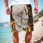 African Style Print Men's Cargo Shorts