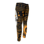 African Style Print Men's Compression Pants