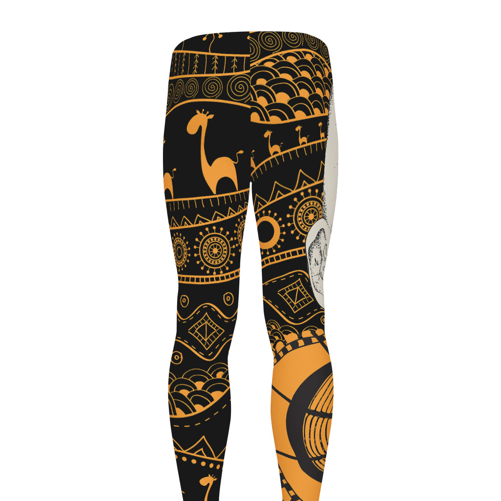 African Style Print Men's leggings
