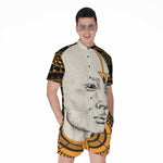 African Style Print Men's Rompers