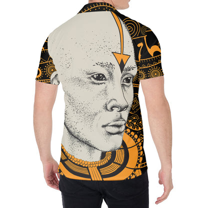 African Style Print Men's Shirt