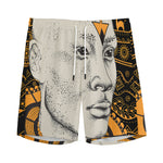 African Style Print Men's Sports Shorts