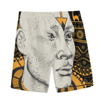 African Style Print Men's Sports Shorts