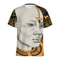 African Style Print Men's Athletic T-Shirt