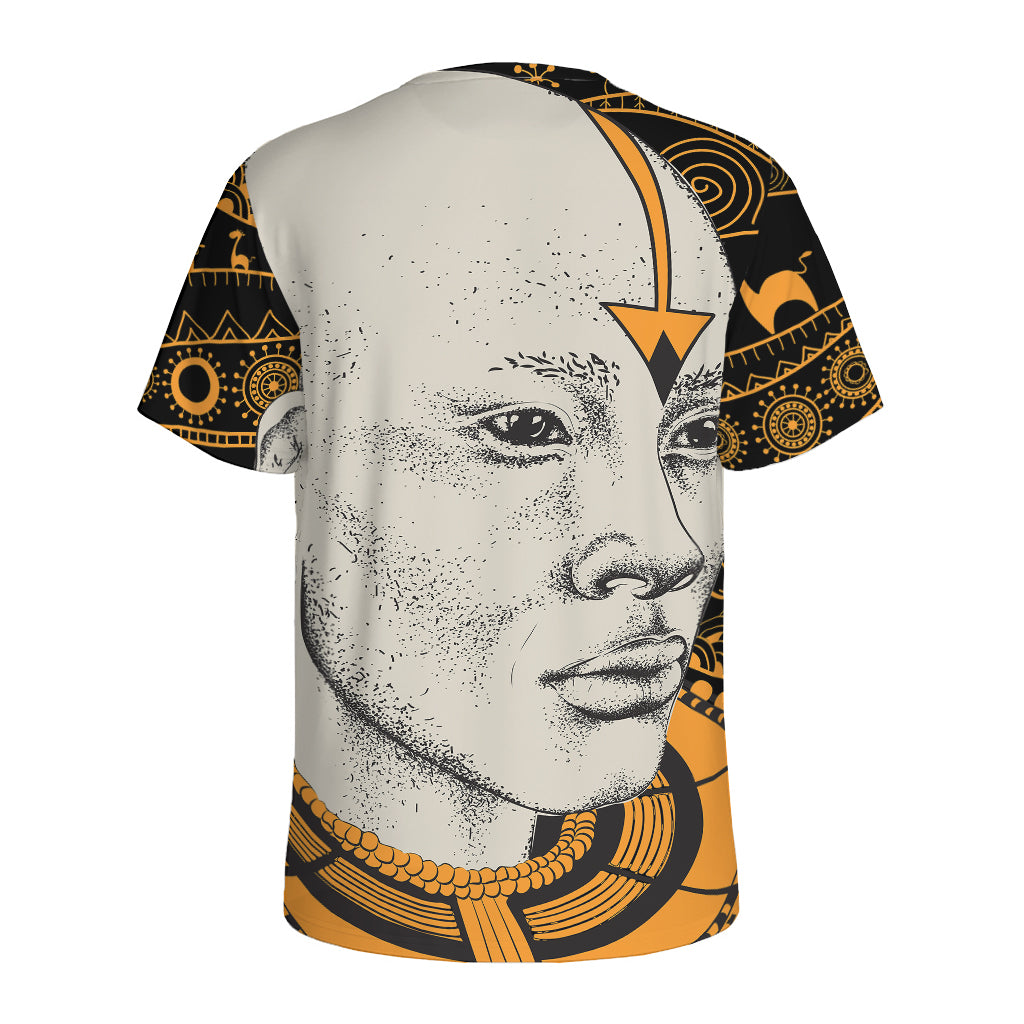 African Style Print Men's Sports T-Shirt