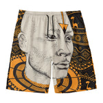 African Style Print Men's Swim Trunks