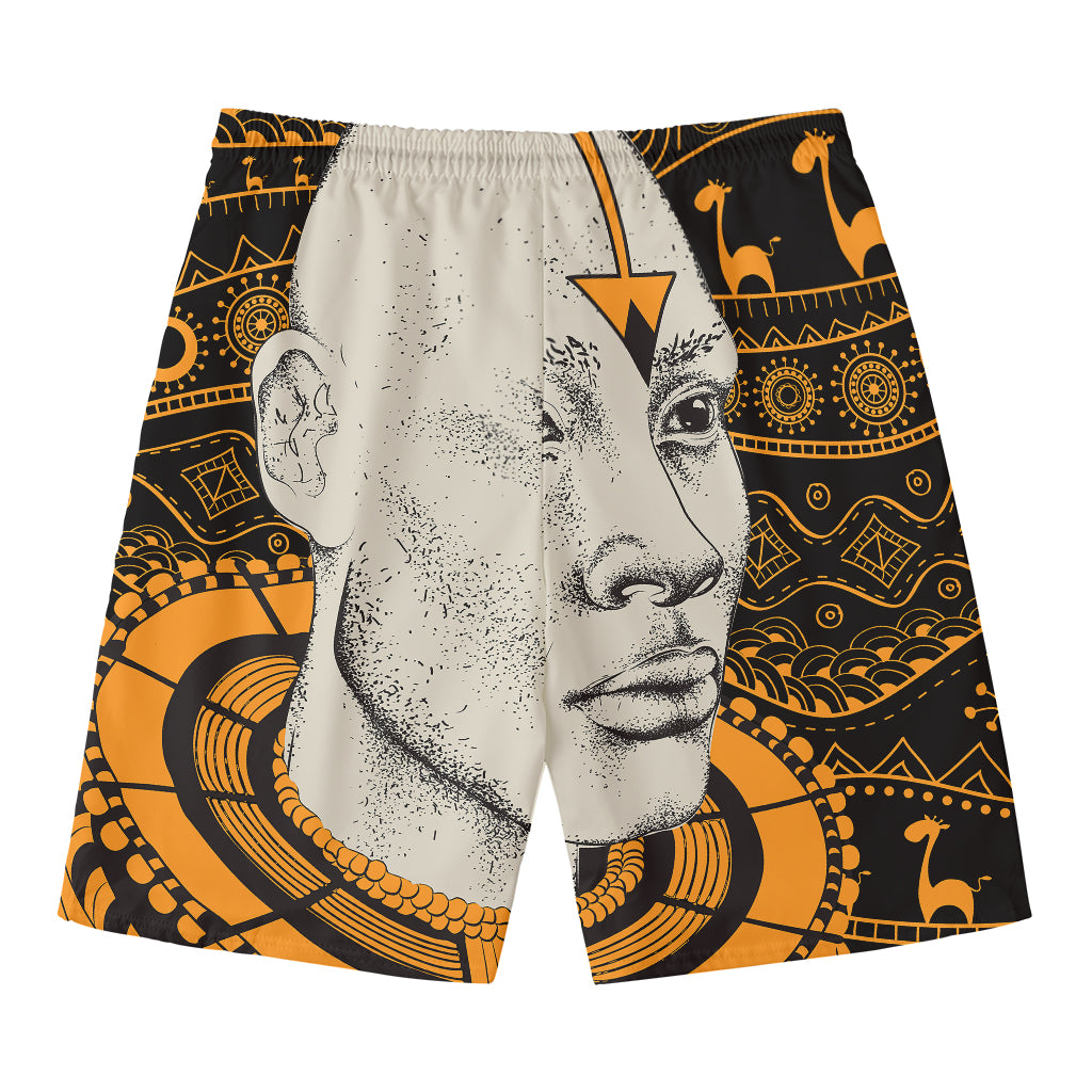 African Style Print Men's Swim Trunks