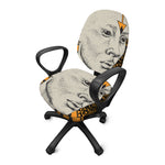 African Style Print Office Chair Cover