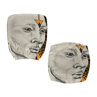 African Style Print Office Chair Cover