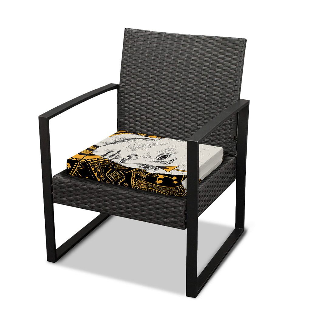 African Style Print Outdoor Seat Cushion Cover