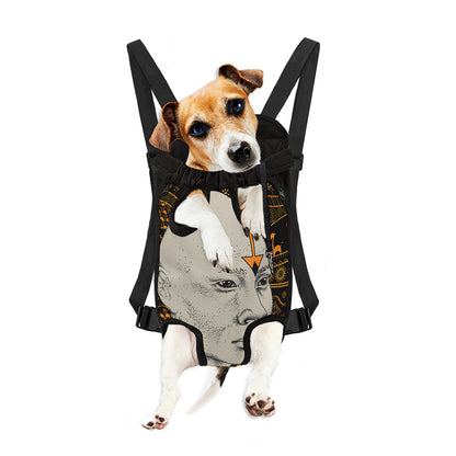 African Style Print Pet Carrier Backpack