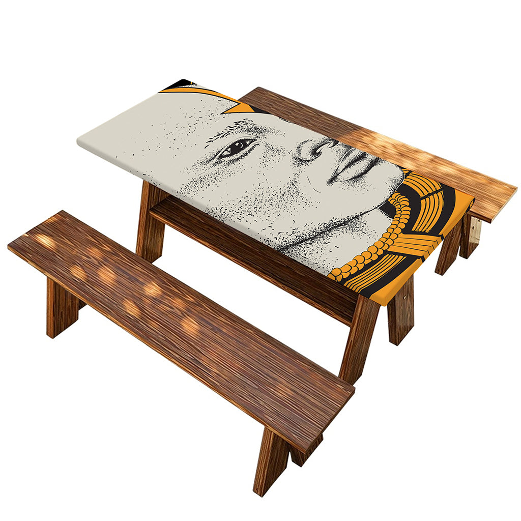 African Style Print Picnic Table Cover