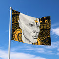 African Style Print Polyester Flag