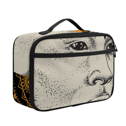 African Style Print Portable Lunch Bag