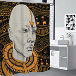 African Style Print Premium Shower Curtain