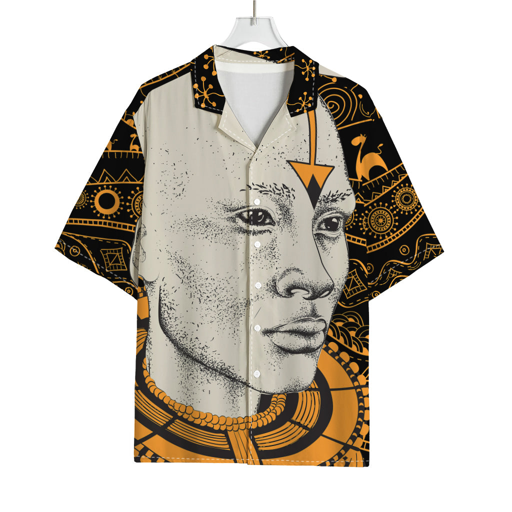African Style Print Rayon Hawaiian Shirt