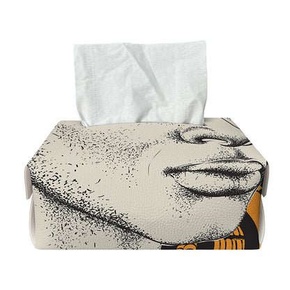 African Style Print Rectangle Tissue Box Cover