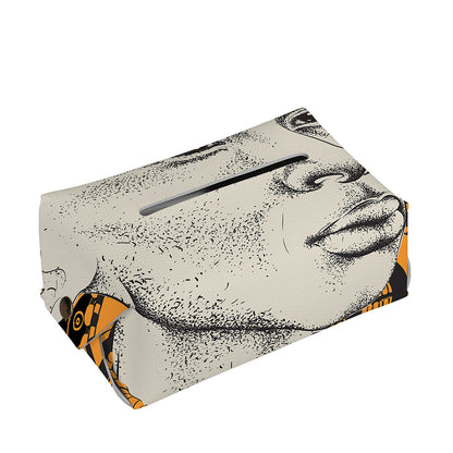 African Style Print Rectangle Tissue Box Cover
