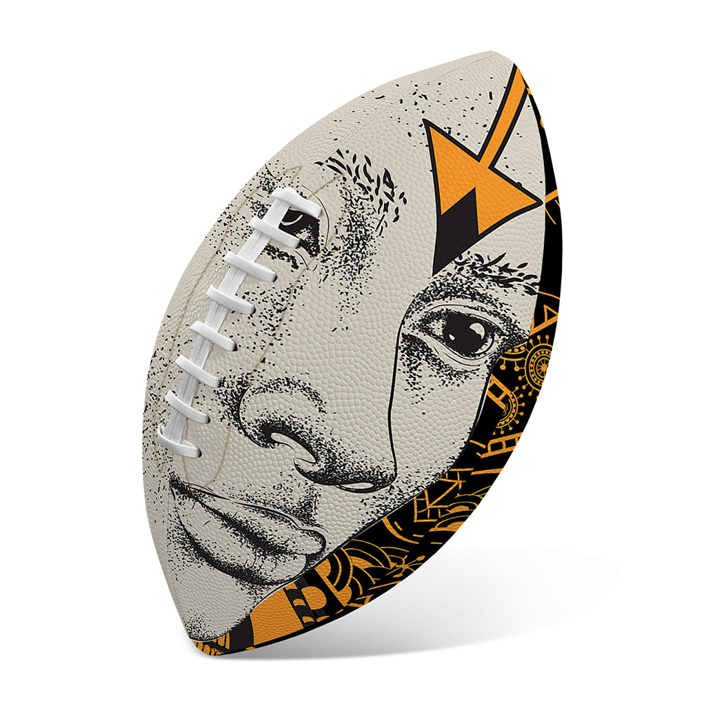 African Style Print Rugby Ball