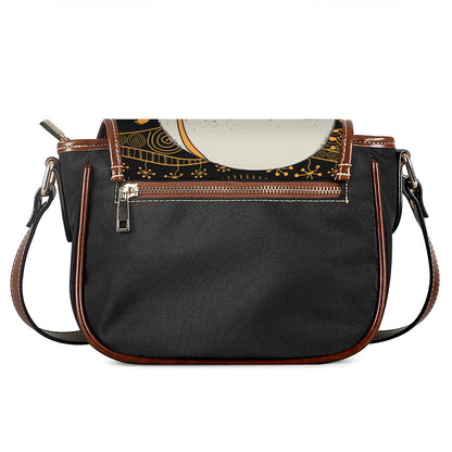 African Style Print Saddle Bag