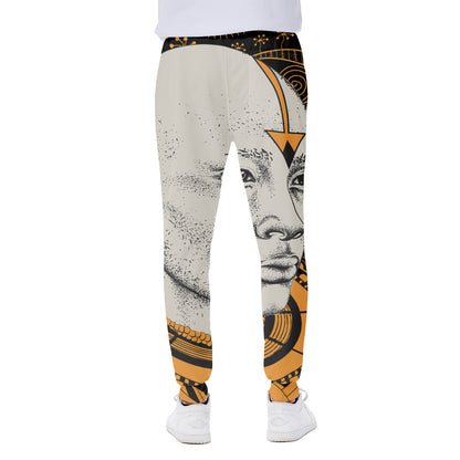 African Style Print Scuba Joggers