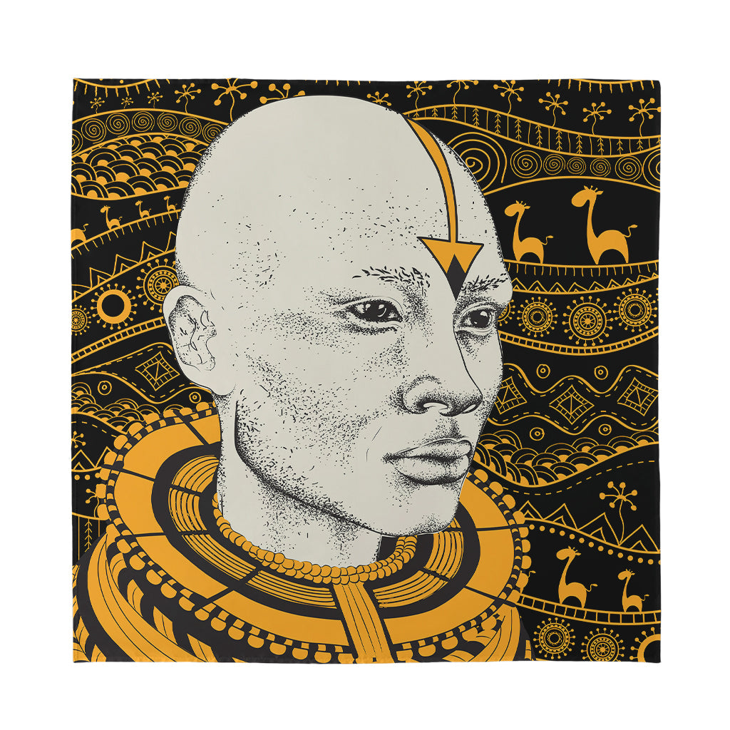 African Style Print Silk Bandana