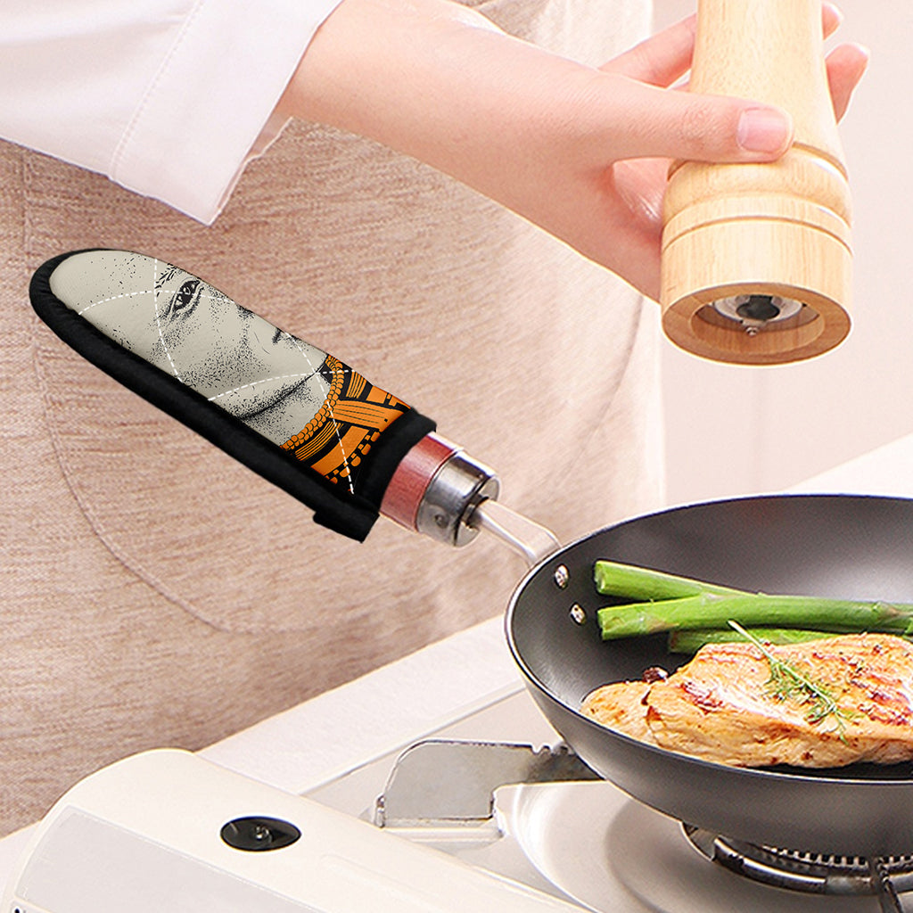 African Style Print Skillet Handle Cover
