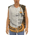 African Style Print Sleeveless Baseball Jersey