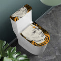 African Style Print Toilet Lid And Tank Cover Set