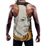 African Style Print Training Tank Top