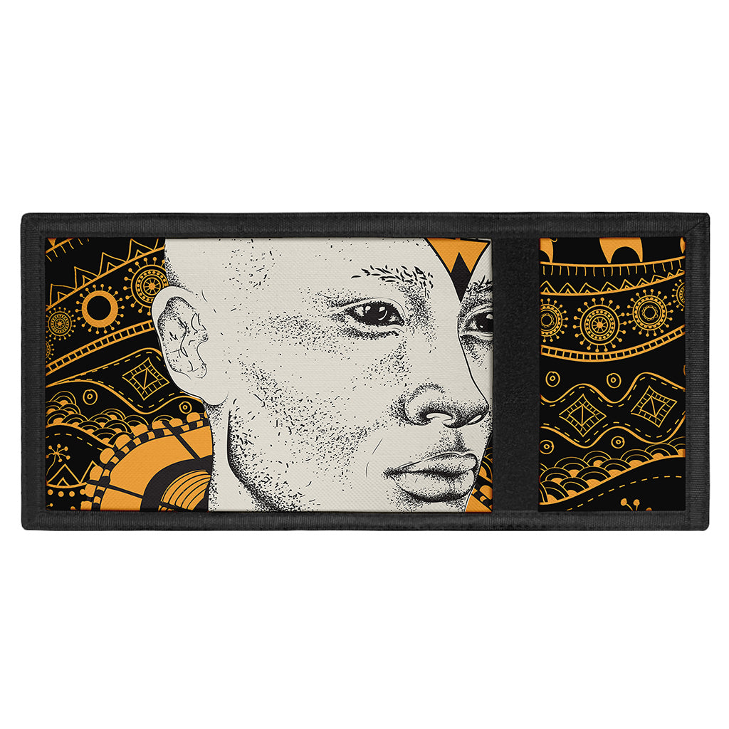 African Style Print Trifold Wallet