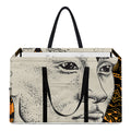 African Style Print Utility Tote Bag
