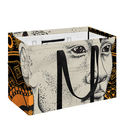African Style Print Utility Tote Bag