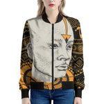 African Style Print Women's Bomber Jacket