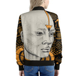 African Style Print Women's Bomber Jacket