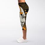 African Style Print Women's Capri Leggings