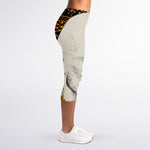 African Style Print Women's Capri Leggings