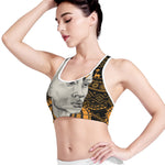African Style Print Women's Sports Bra