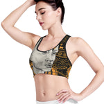 African Style Print Women's Sports Bra