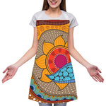 African Sun Print Adjustable Apron