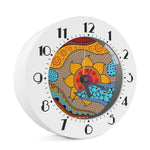 African Sun Print Alarm Clock